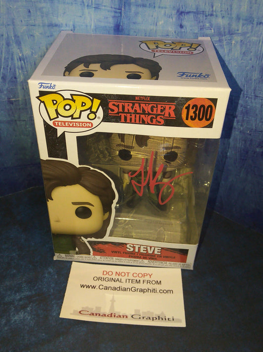 Joe Keery Hand Signed Autograph Funko Pop