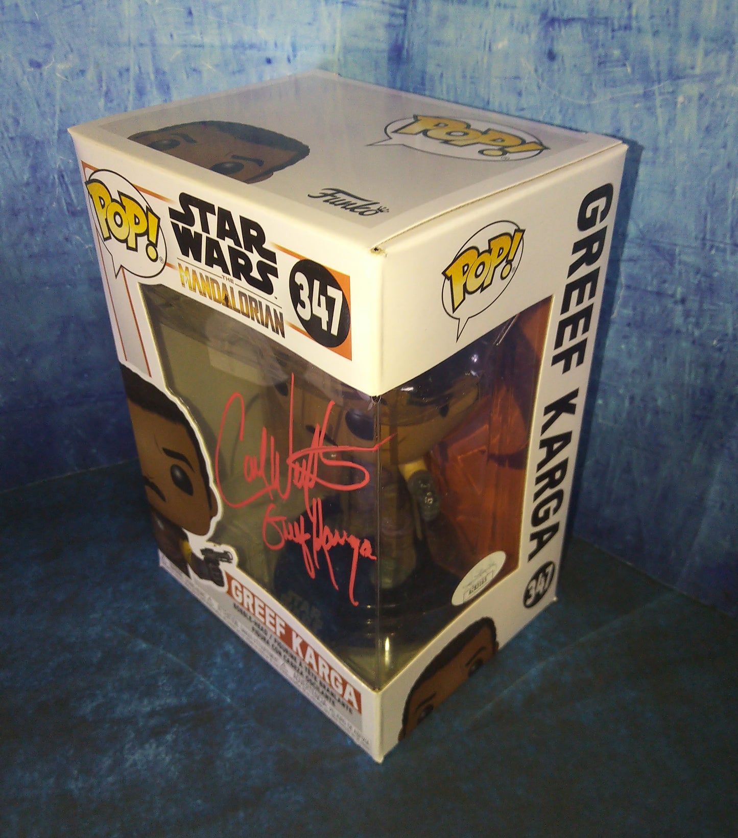 Carl Weathers Hand Signed Autograph Star Wars Funko Pop JSA