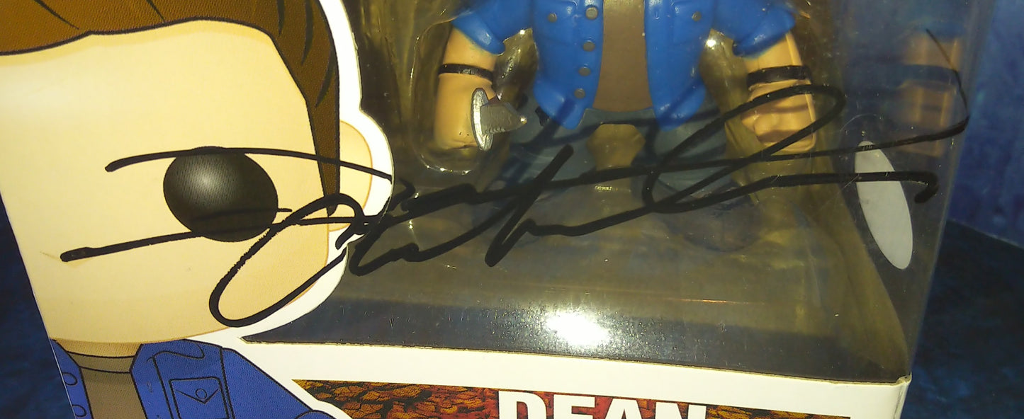 Jensen Ackles Hand Signed Autograph Supernatural Funko Pop JSA