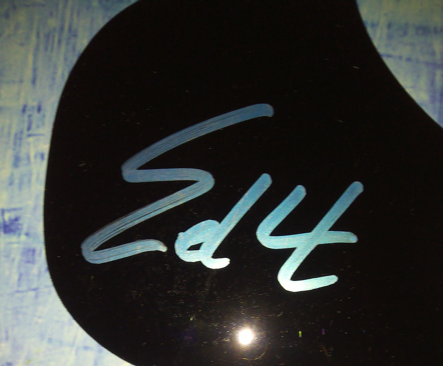 Eric Church Hand Signed Autograph Guitar Pick Guard