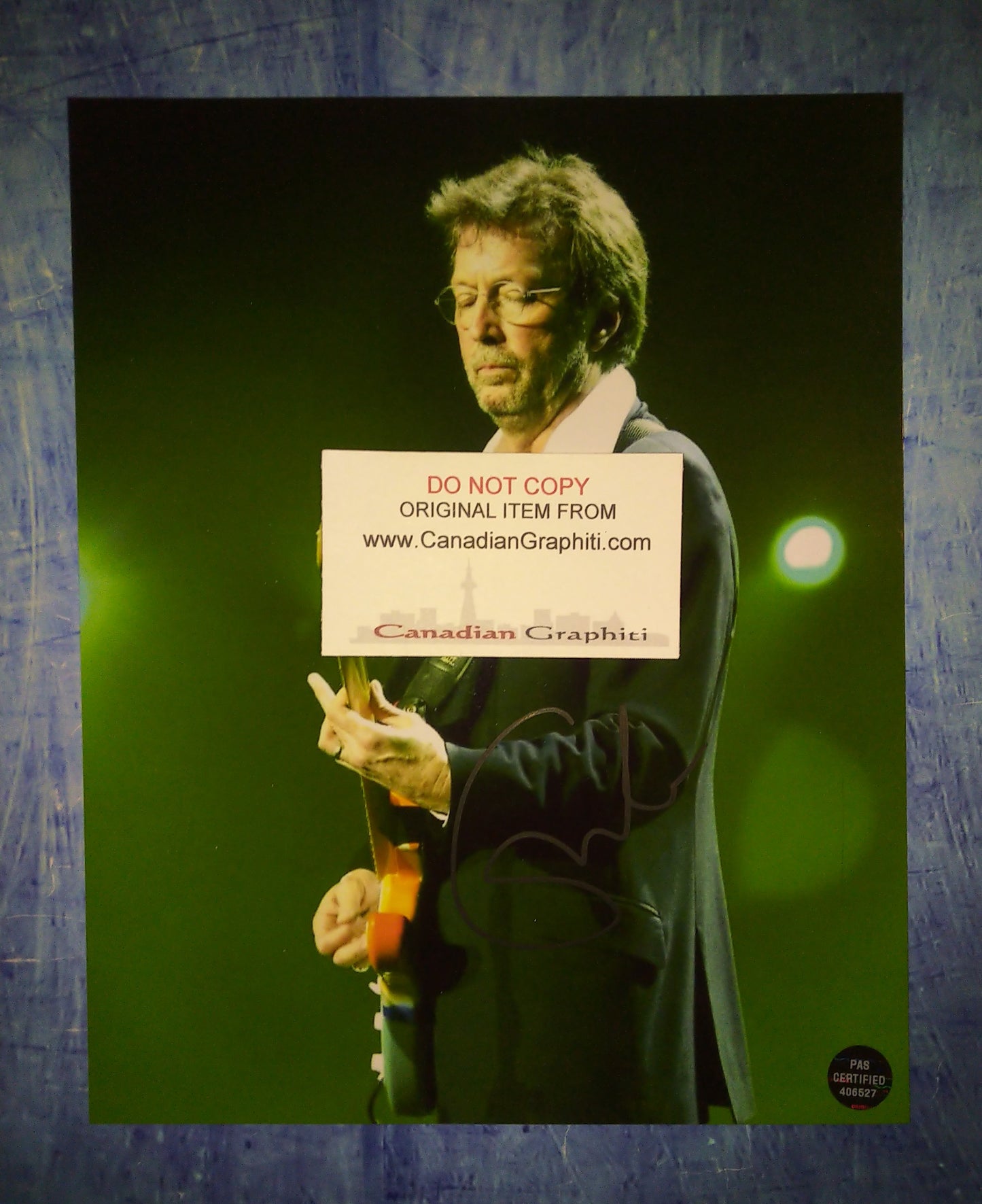 Eric Clapton Hand Signed Autograph 8x10 Photo