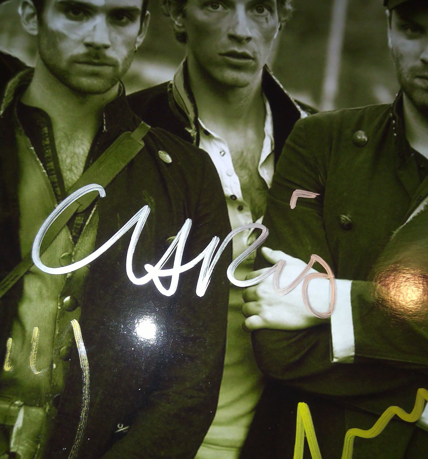 Coldplay Hand Signed Autograph 8x10 Photo Chris Martin, Jonny Buckland, Will Champion, Guy Berryman