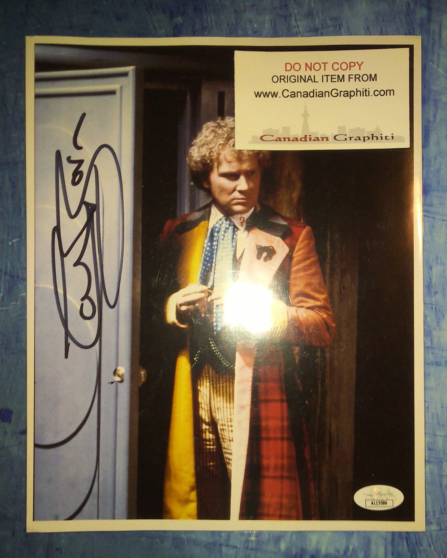 Colin Baker Hand Signed Autograph 8x10 Photo Doctor Who