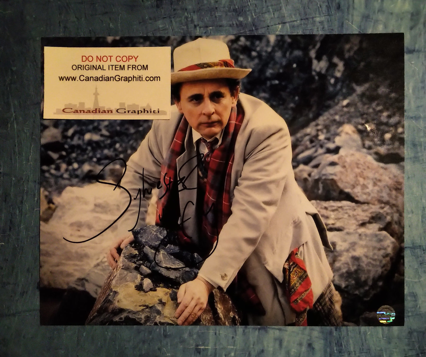 Sylvester McCoy Hand Signed Autograph 8x10 Photo Doctor Who