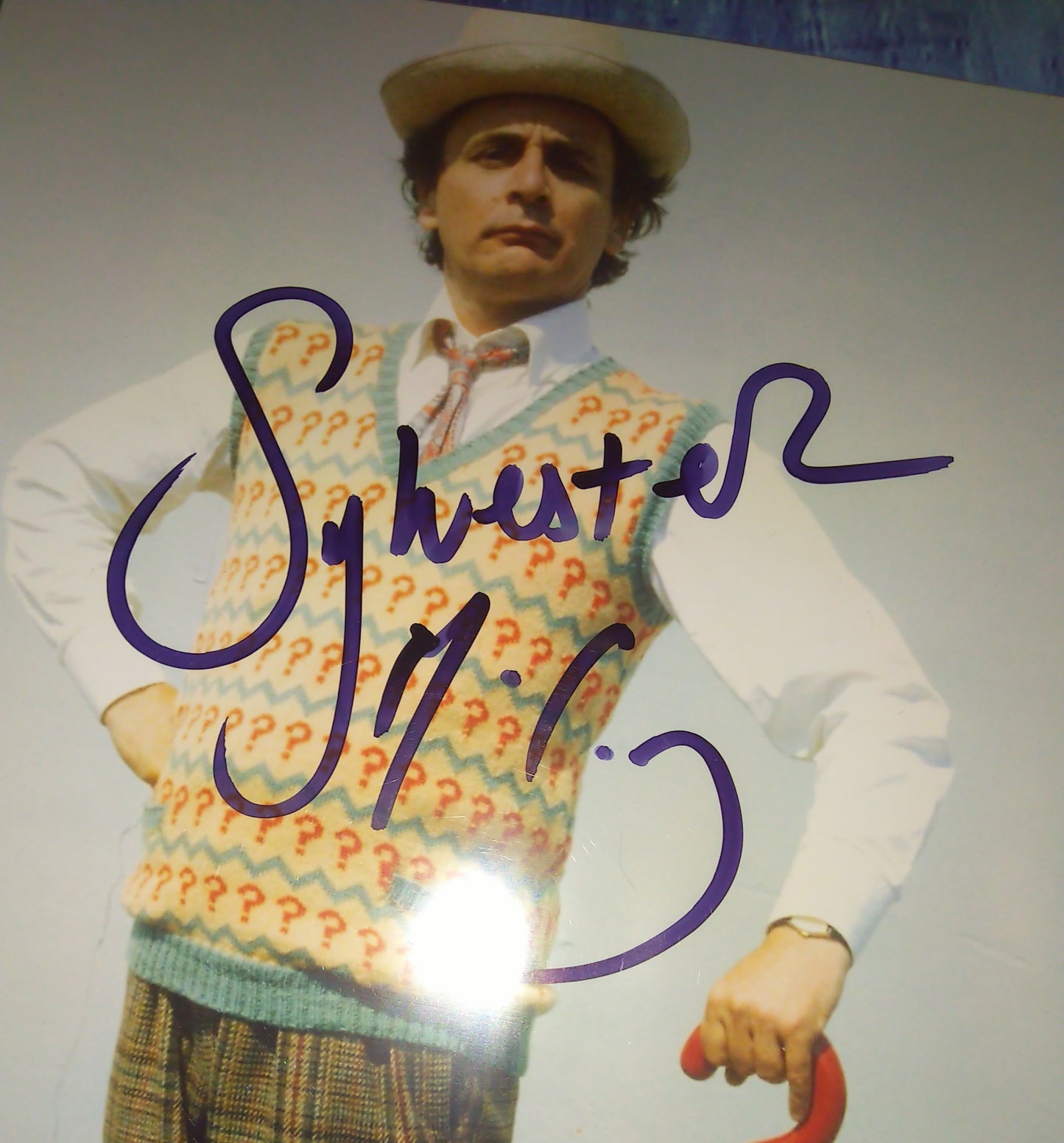 Sylvester McCoy Hand Signed Autograph 8x10 Photo Doctor Who