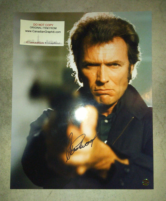 Clint Eastwood Hand Signed Autograph 11x14 Photo COA