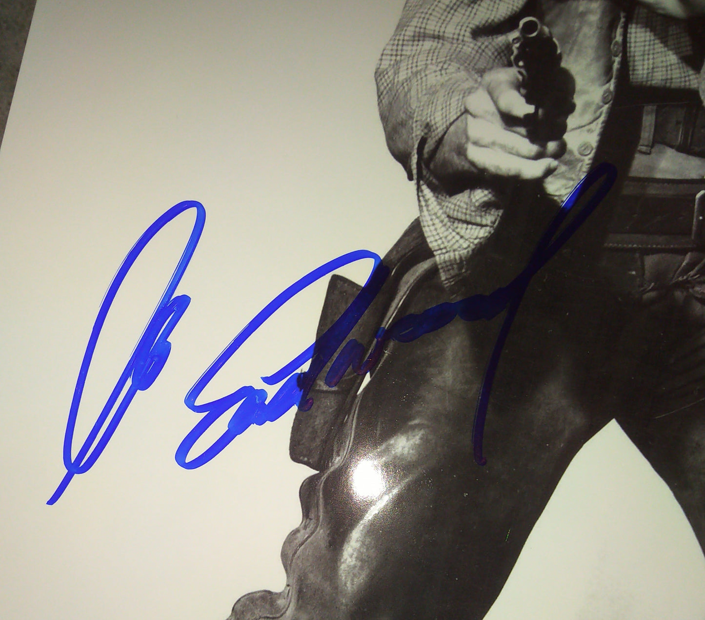 Clint Eastwood Hand Signed Autograph 8x10 Photo COA