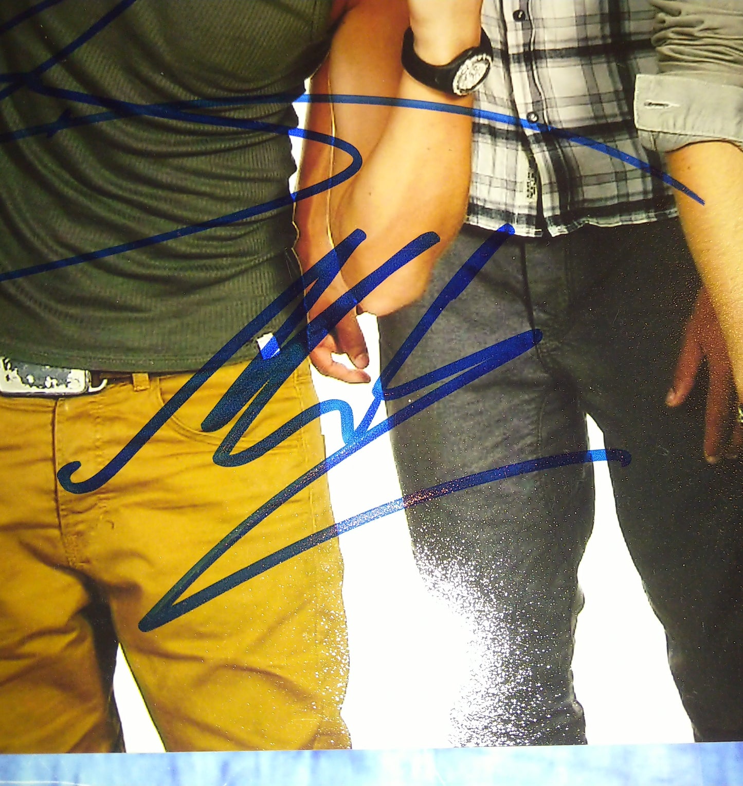 The Wanted Hand Signed Autograph 8x10 Photo Tom Parker, Max George, Siva Kaneswaran & Jay McGuiness