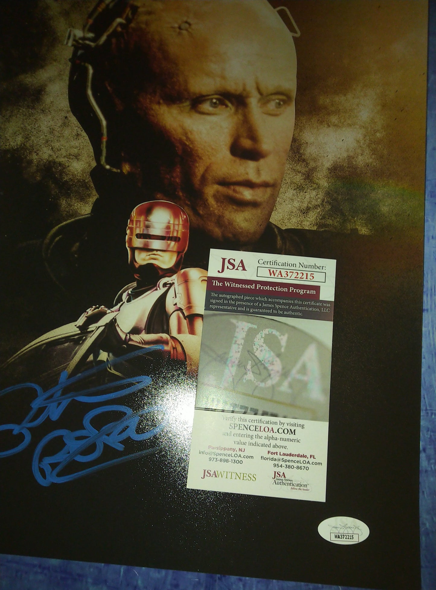 Peter Weller Hand Signed Autograph 11x14 Photo