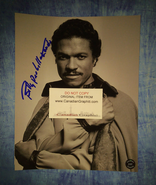 Billy Dee Williams Hand Signed Autograph 8x10 Photo