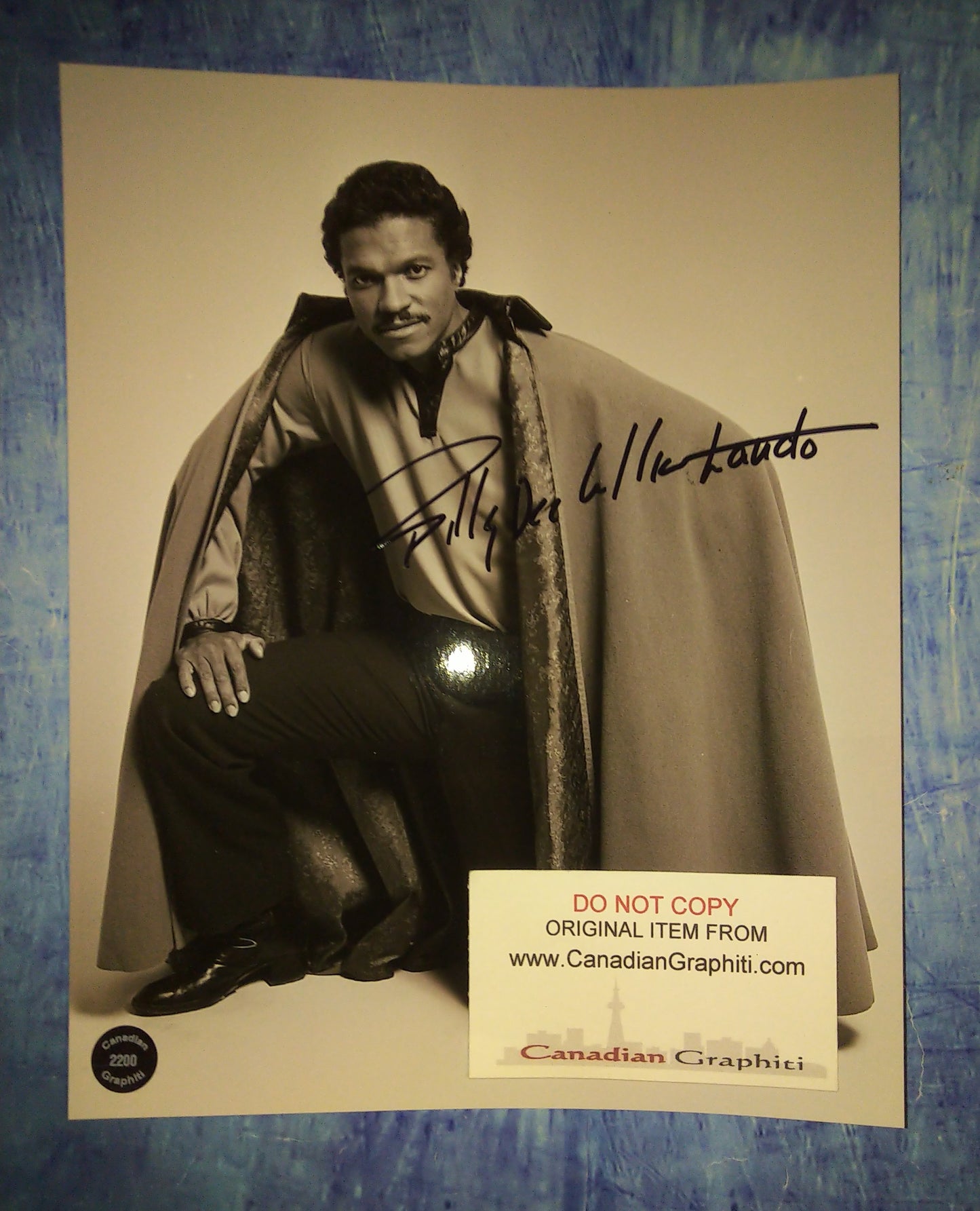 Billy Dee Williams Hand Signed Autograph 8x10 Photo