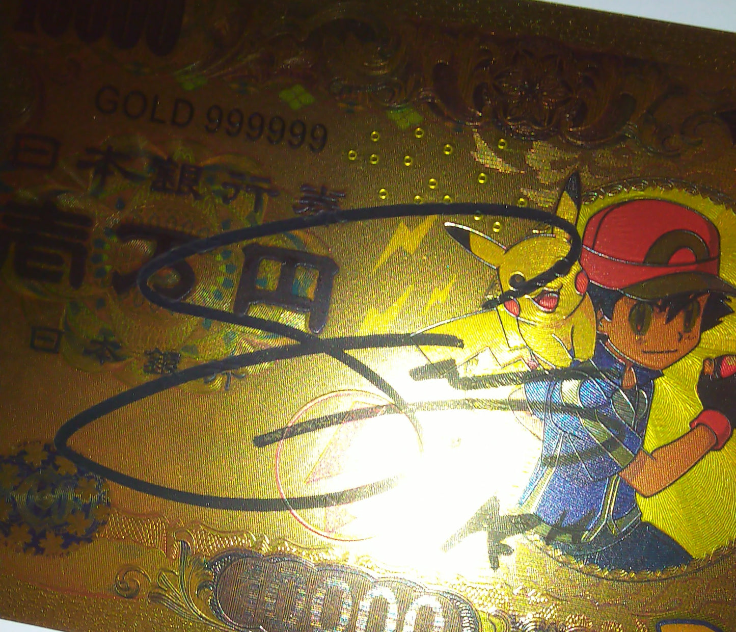 Veronica Taylor & Sarah Natochenny Hand Signed Autograph Pokemon Dollar Bill