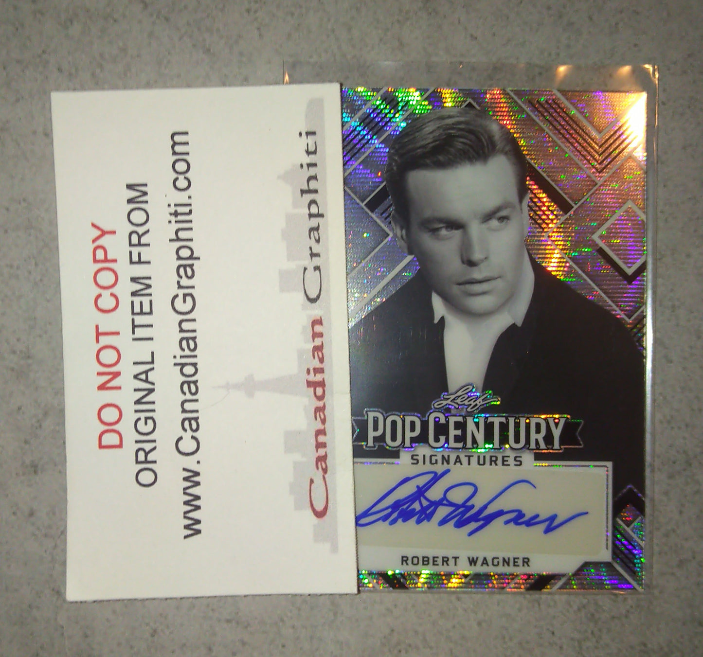 Robert Wagner Hand Signed Autograph Pop Century Signatures Card 9/20