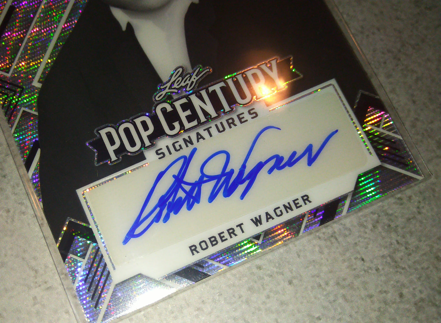 Robert Wagner Hand Signed Autograph Pop Century Signatures Card 9/20