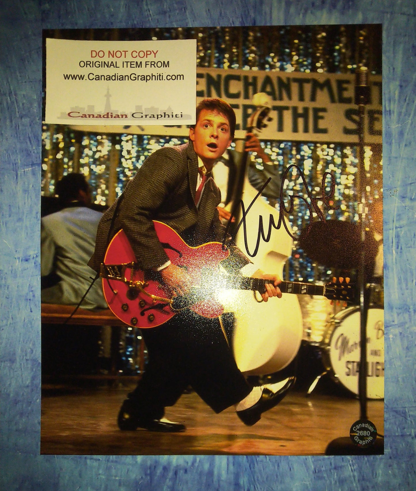 Michael J Fox Hand Signed Autograph 8x10 Photo