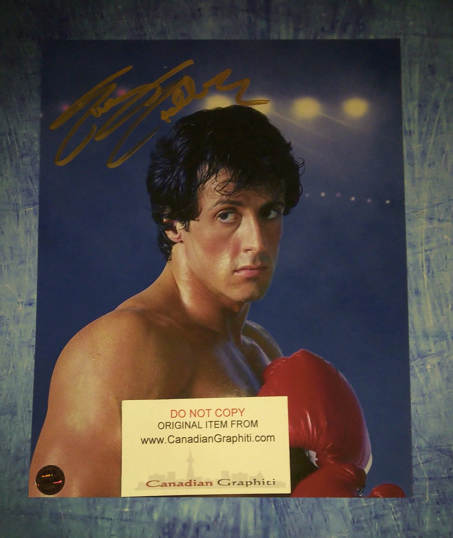 Sylvester Stallone Hand Signed Autograph 8x10 Photo