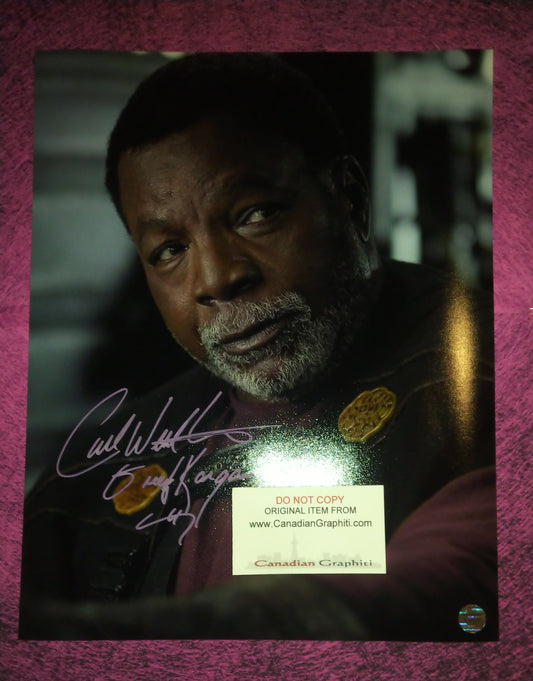 Carl Weathers Hand Signed Autograph 11x14 Photo