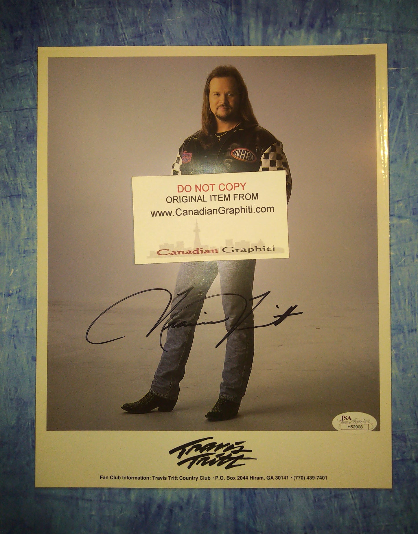 Travis Tritt Hand Signed Autograph 8x10 Photo