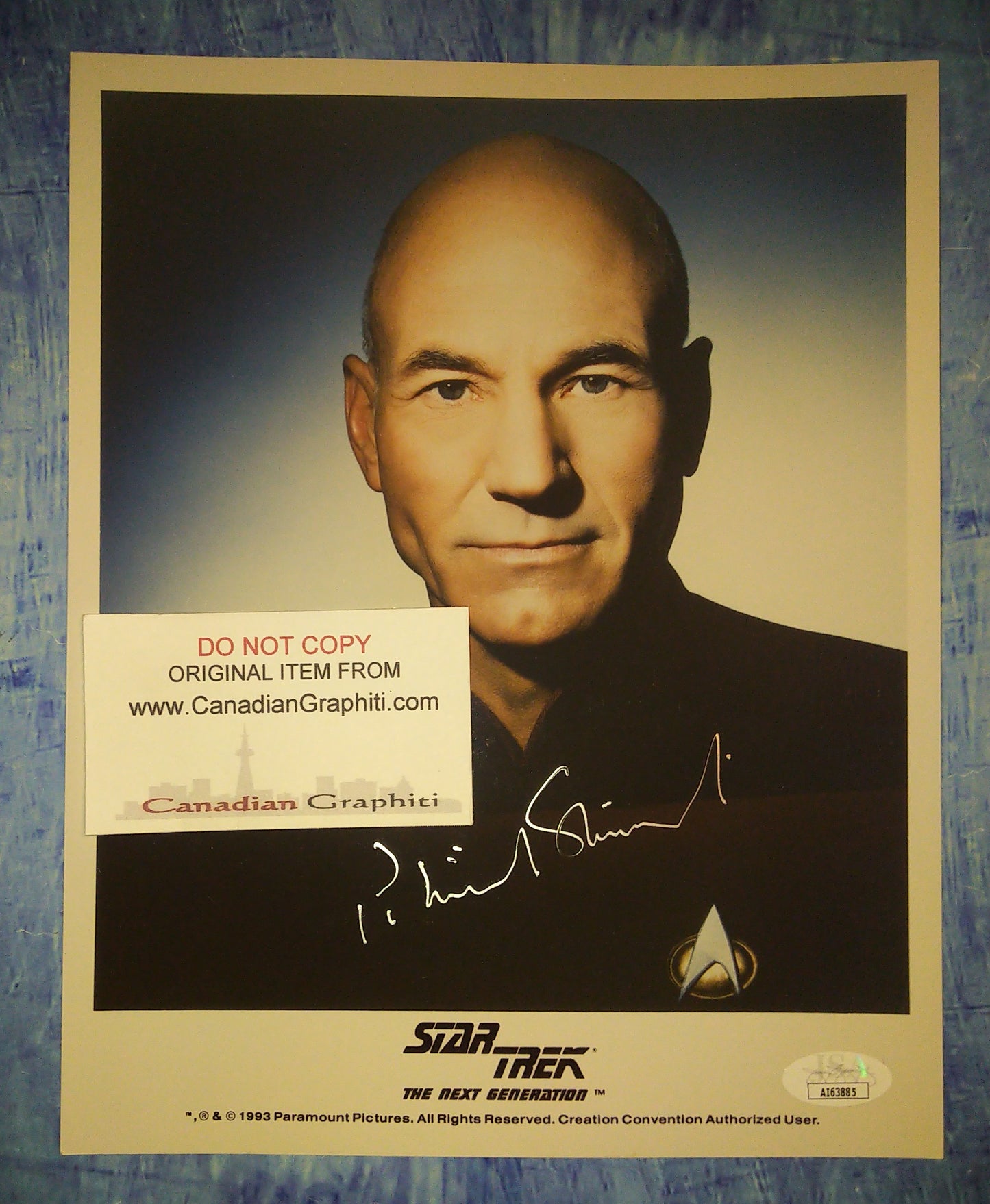 Patrick Stewart Hand Signed Autograph 8x10 Photo