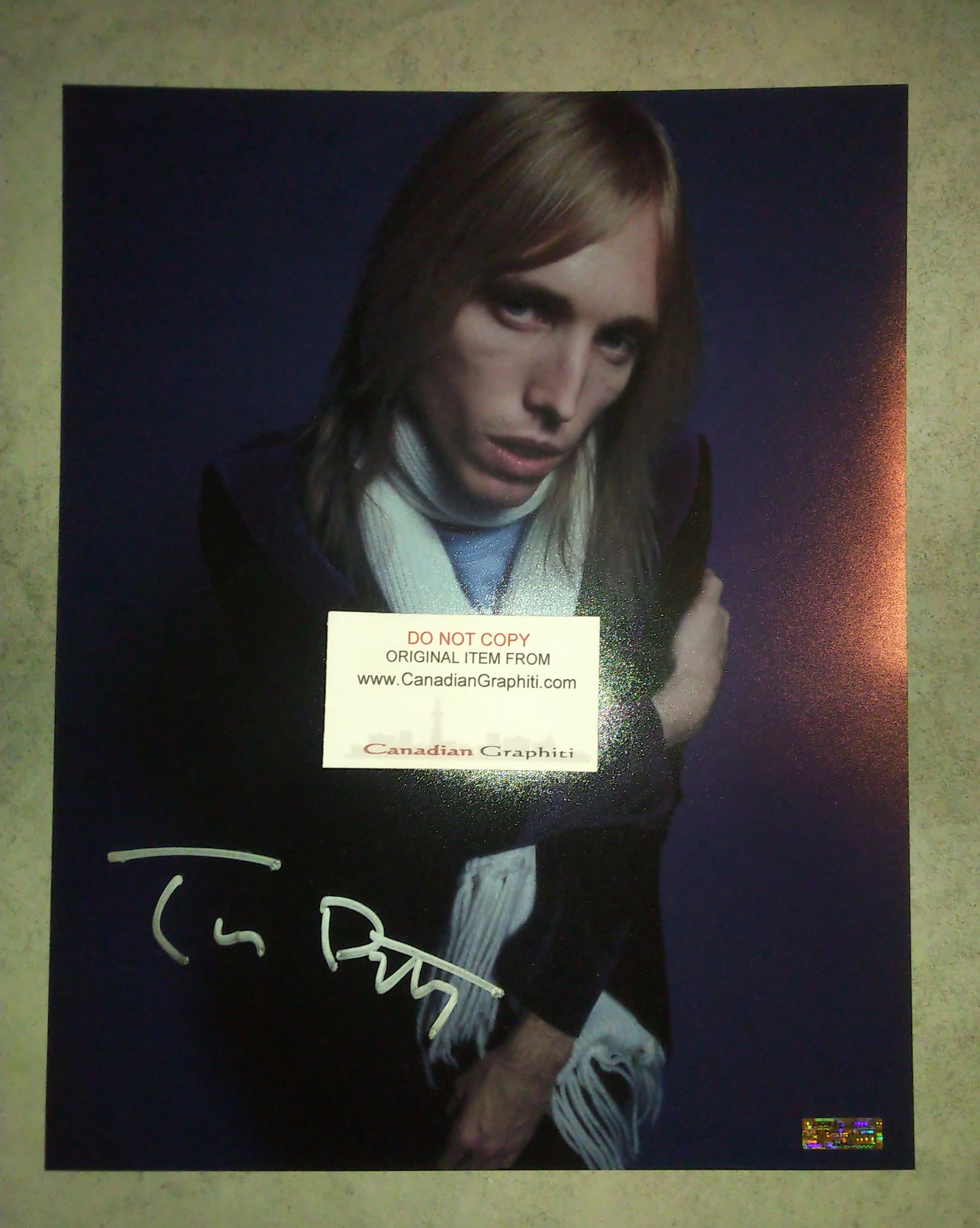 Tom Petty Hand Signed Autograph 11x14 Photo