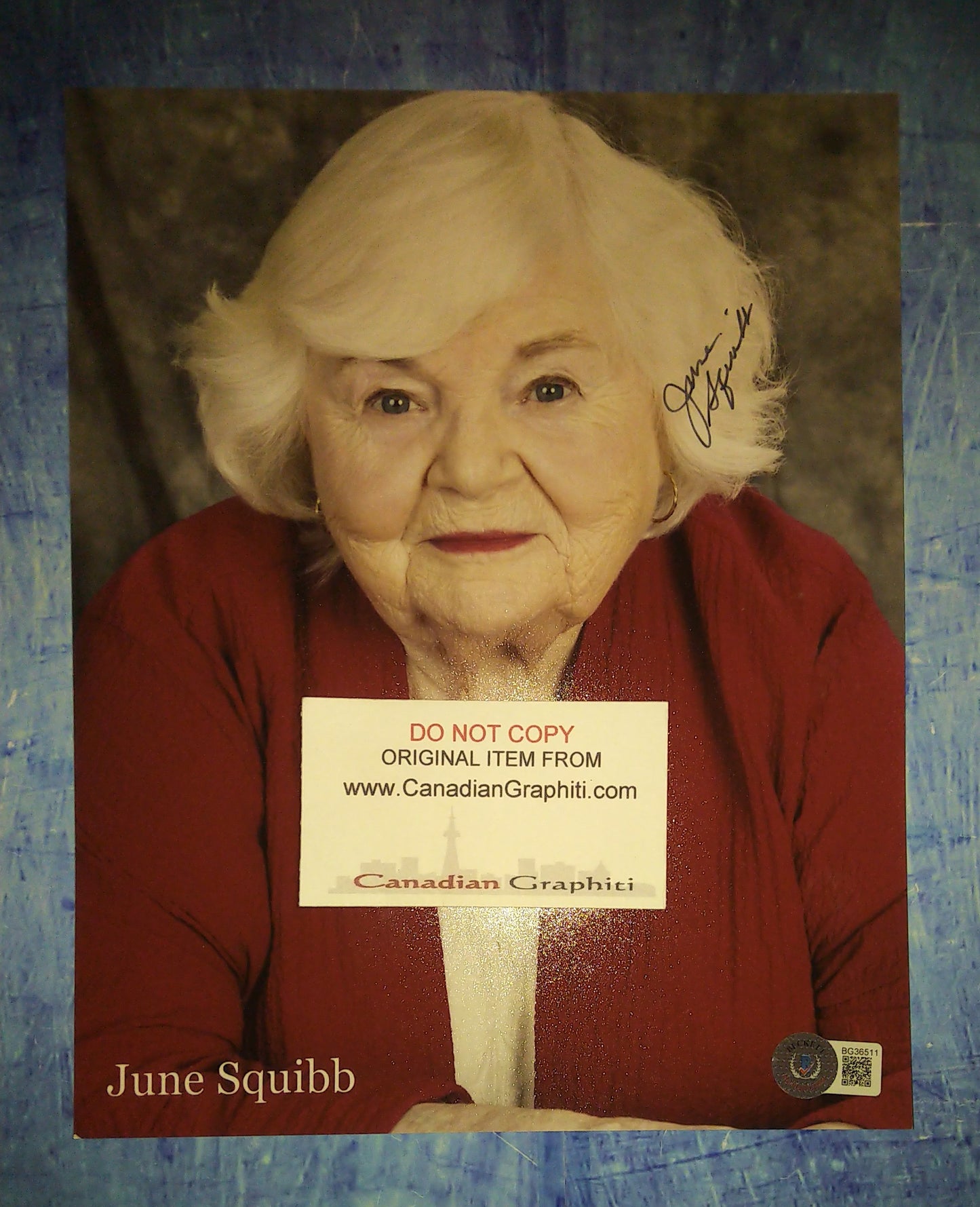 June Squibb Hand Signed Autograph 8x10 Photo COA