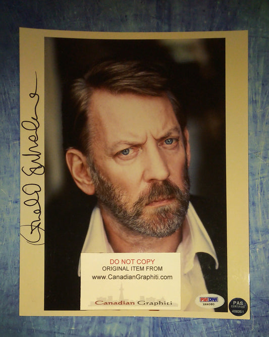 Donald Sutherland Hand Signed Autograph 8x10 Photo