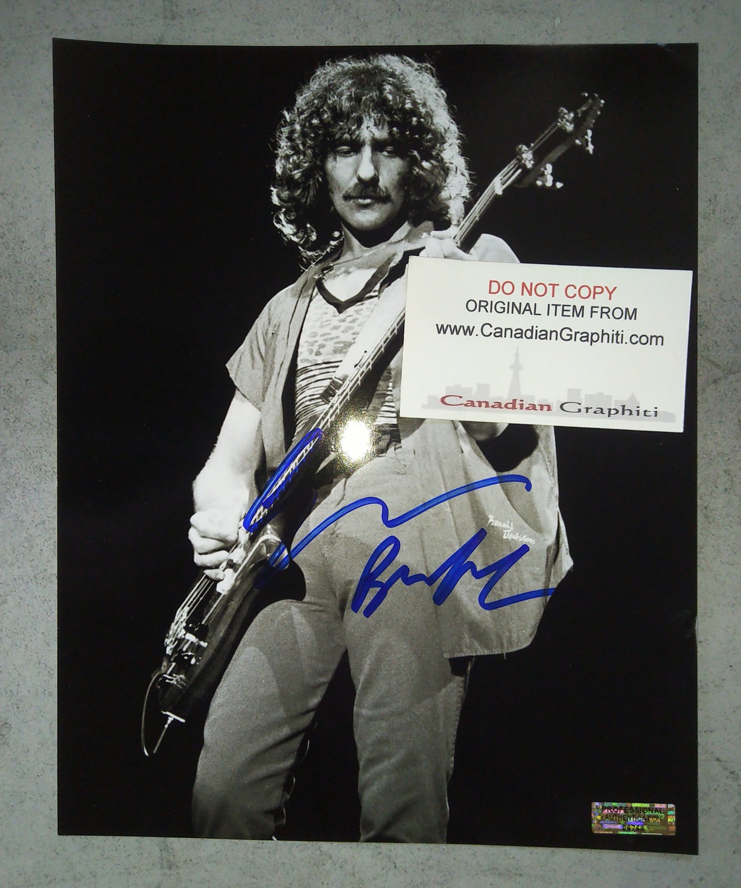 Geezer Butler Hand Signed Autograph 8x10 Photo