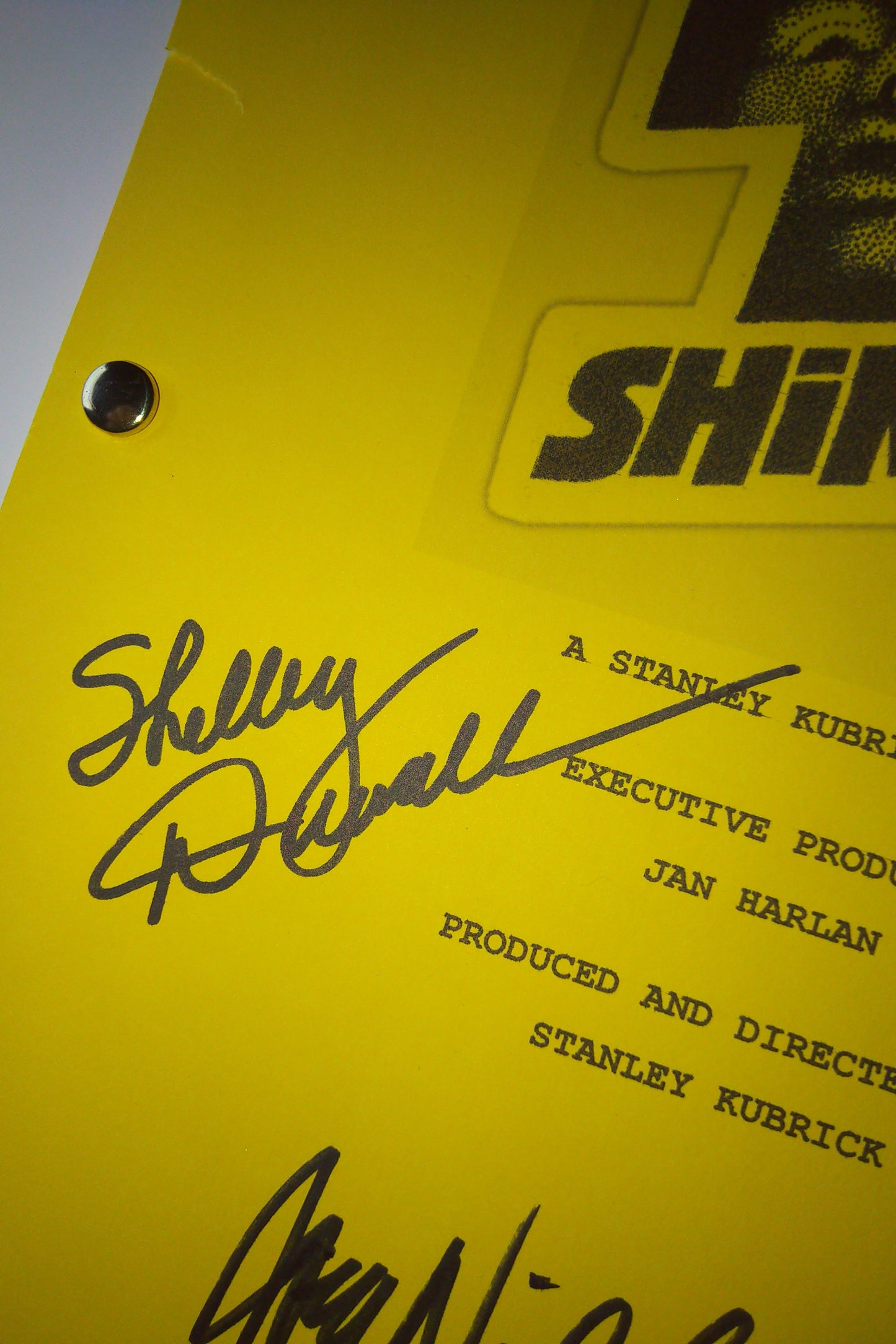 Shelley Duvall, Danny Lloyd & Jack Nicholson Hand Signed Autograph The Shining Script