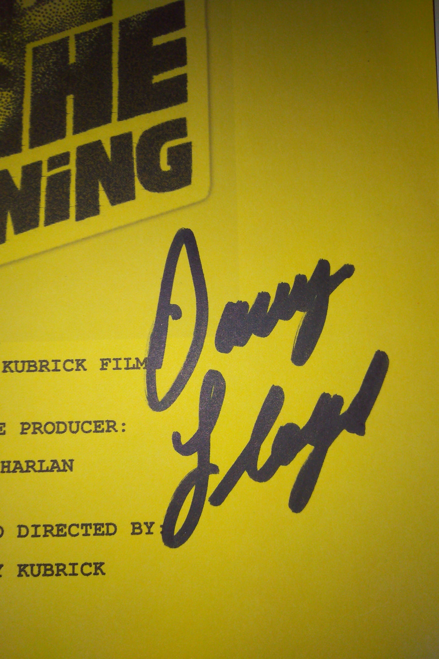 Shelley Duvall, Danny Lloyd & Jack Nicholson Hand Signed Autograph The Shining Script