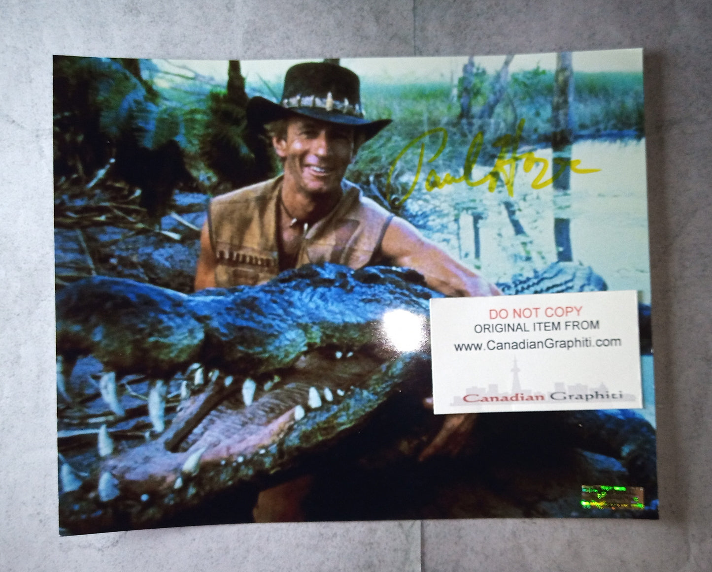 Paul Hogan Hand Signed Autograph 8x10 Photo COA Crocodile Dundee