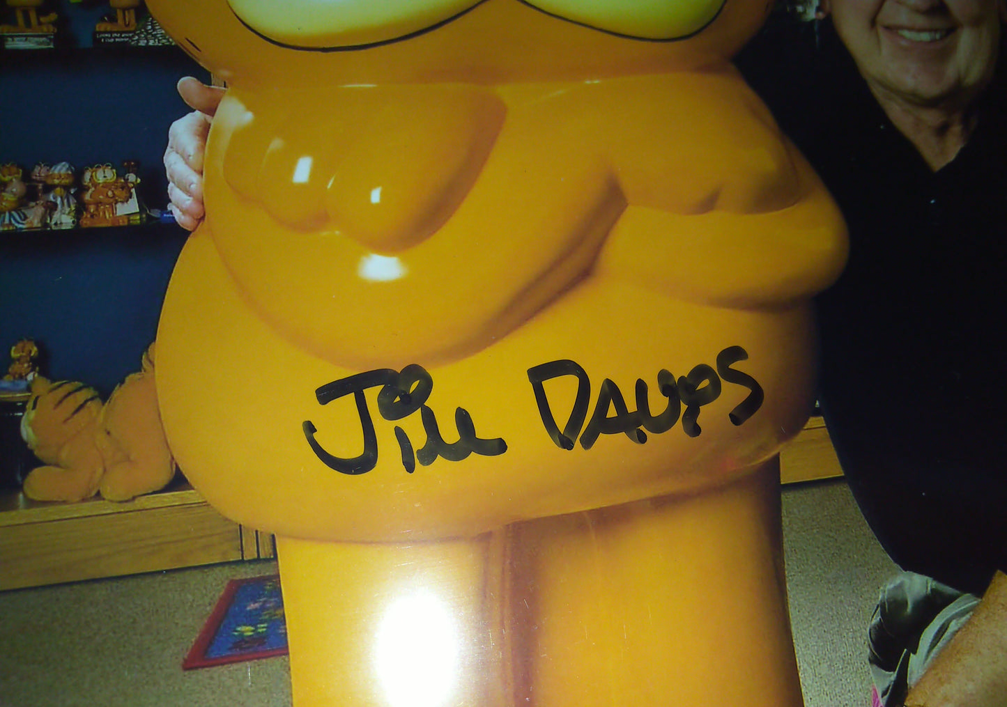 Jim Davis Hand Signed Autograph 8x10 Photo Garfield