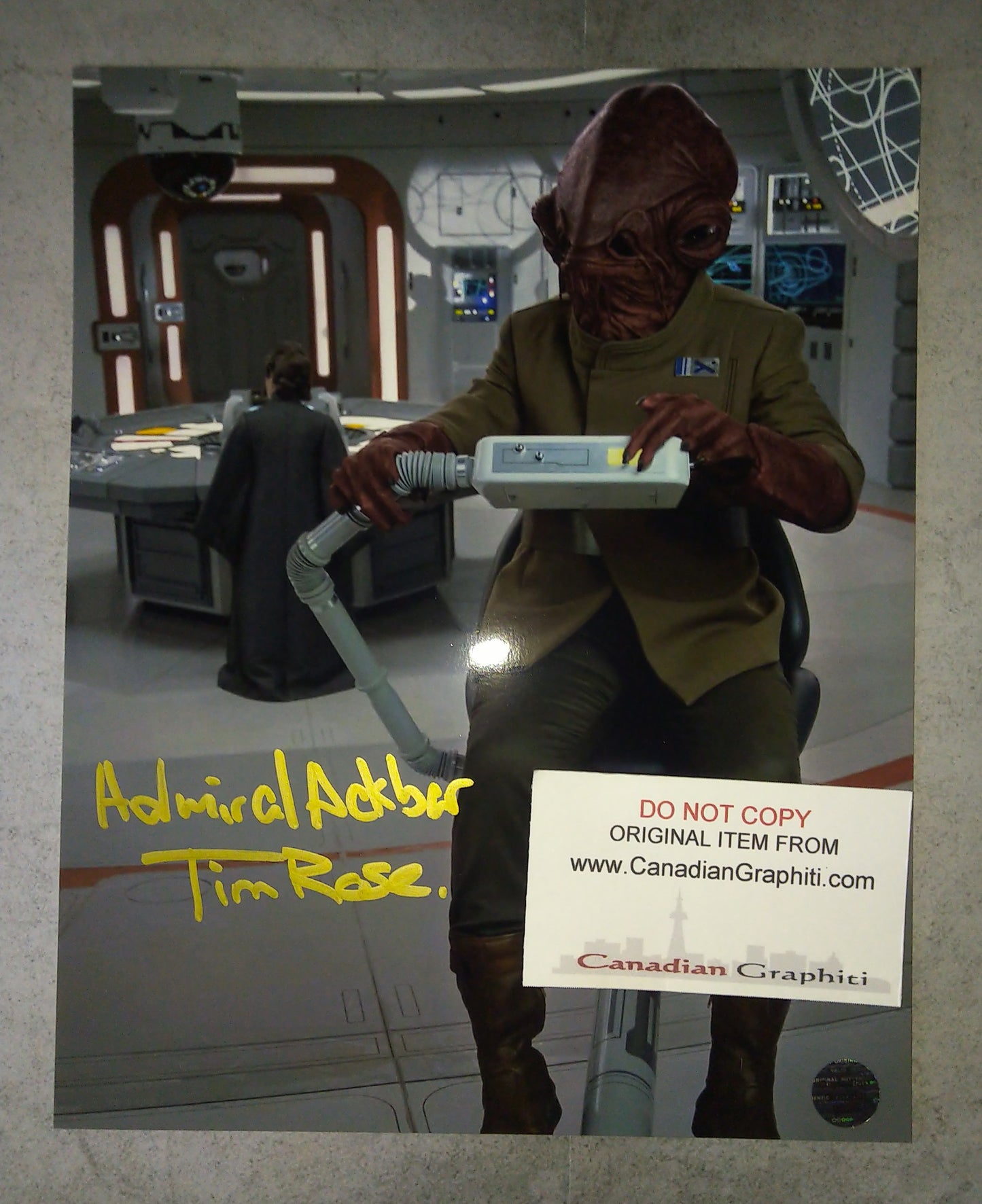 Tim Rose Hand Signed Autograph 8x10 Photo Star Wars
