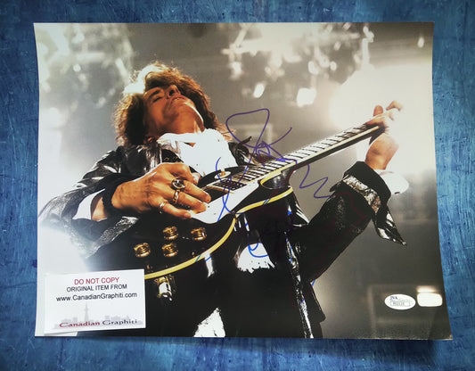 Joe Perry Hand Signed Autograph 11x14 Photo JSA COA Aerosmith