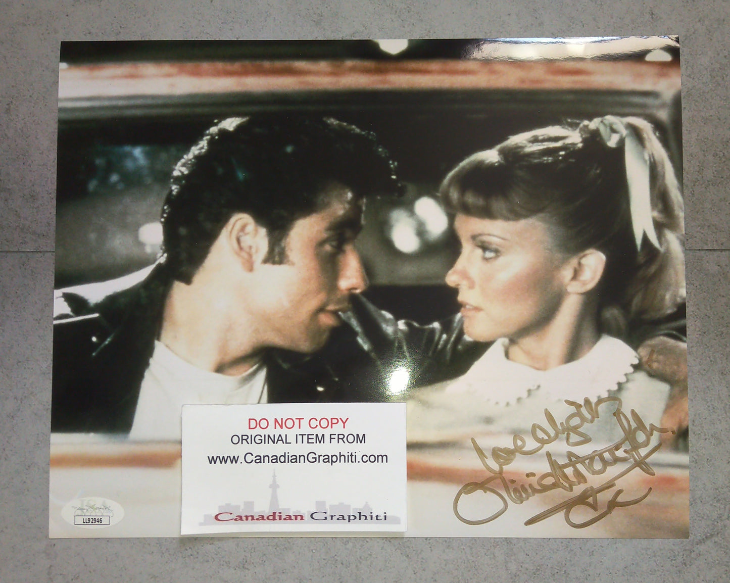 Olivia Newton-John Hand Signed Autograph 8x10 Photo Grease