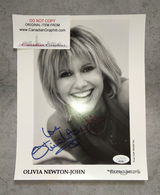 Olivia Newton-John Hand Signed Autograph 8x10 Photo