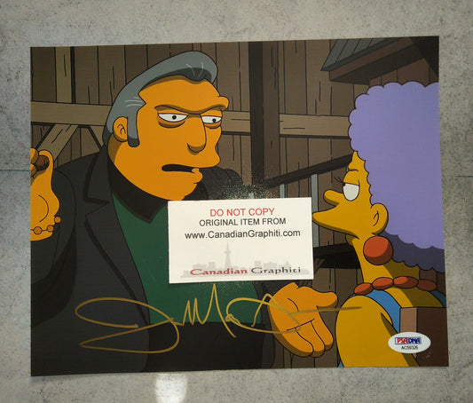 Joe Mantegna Hand Signed Autograph 8x10 Photo PSA COA The Simpsons