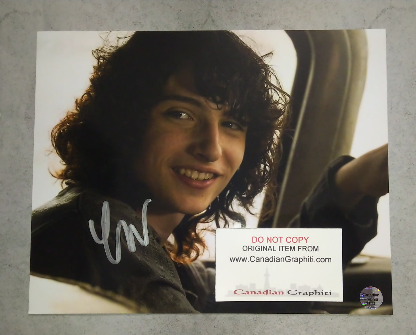 Finn Wolfhard Hand Signed Autograph 8x10 Photo COA