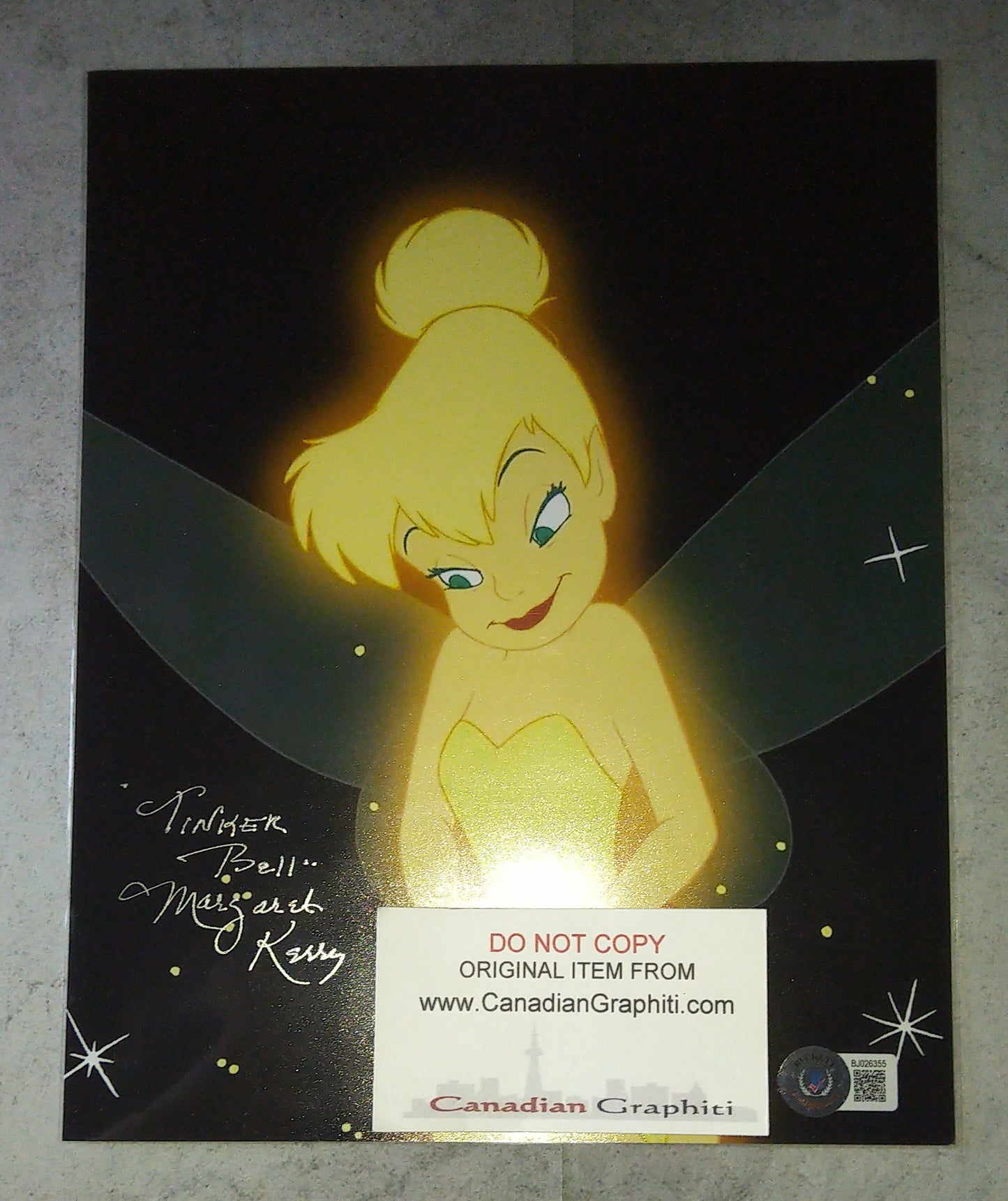 Margaret Kerry Hand Signed Autograph 8x10 Photo Tinker Bell