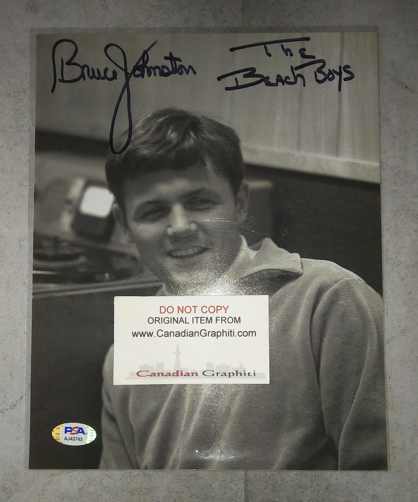 Bruce Johnston Hand Signed Autograph 8x10 Photo Beach Boys