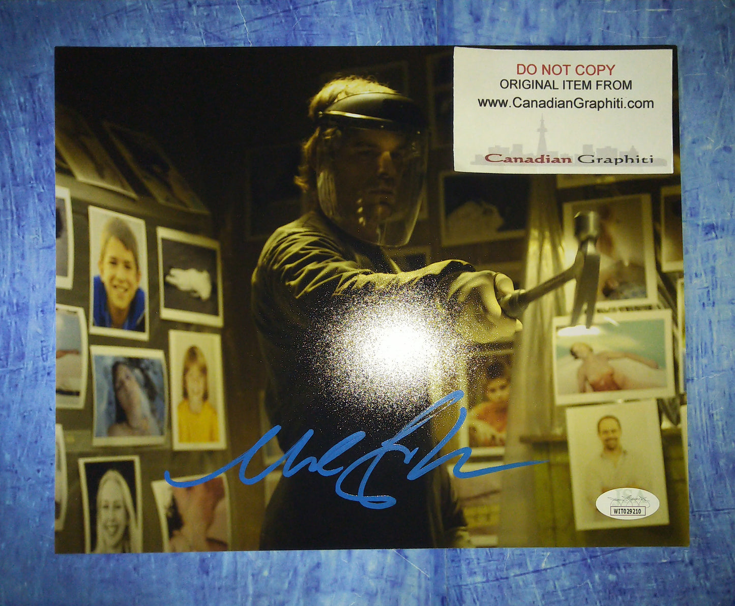 Michael C Hall Hand Signed Autograph 8x10 Photo COA + JSA Dexter