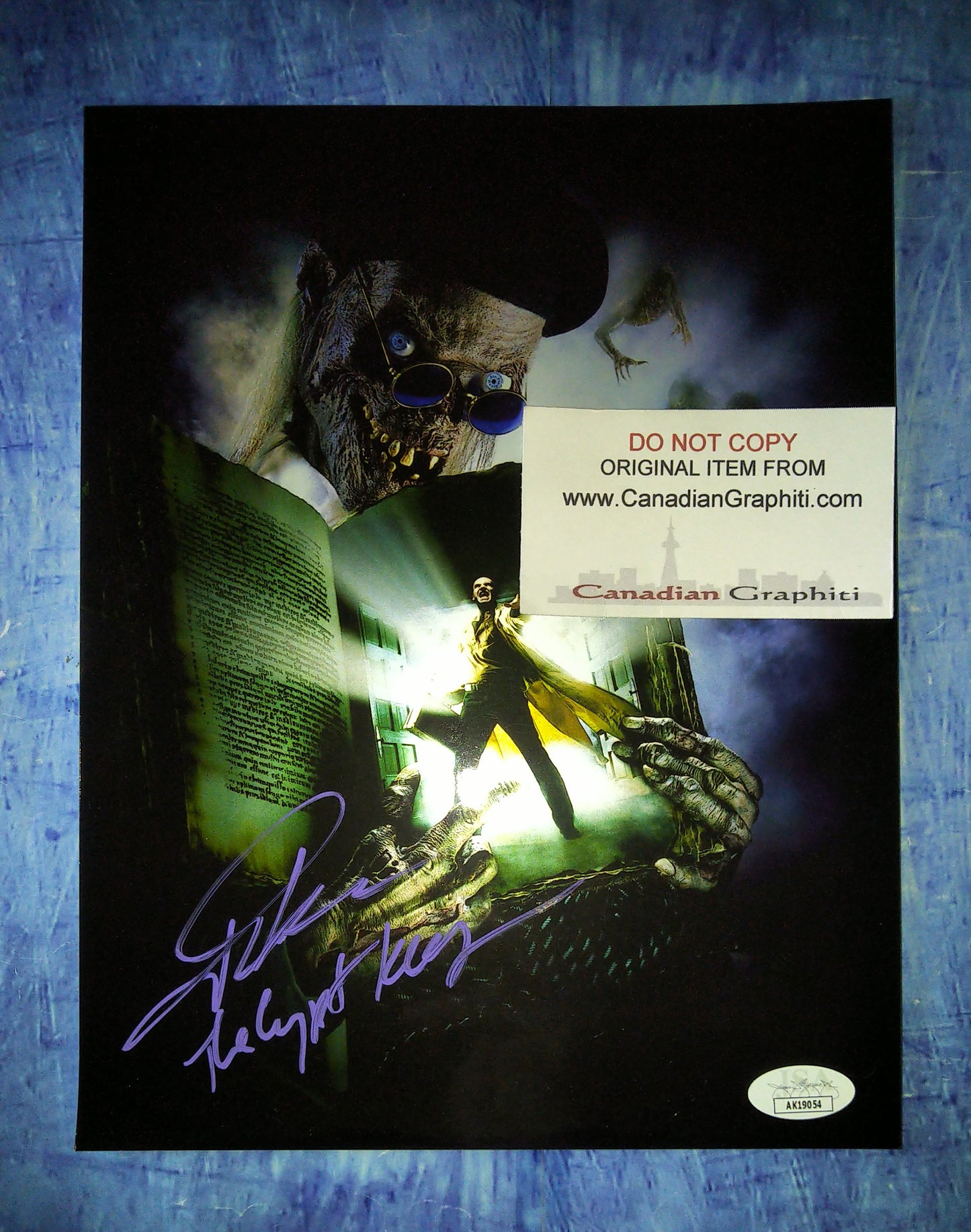 John Kassir Hand Signed Autograph 8x10 Photo COA + JSA Cryptkeeper