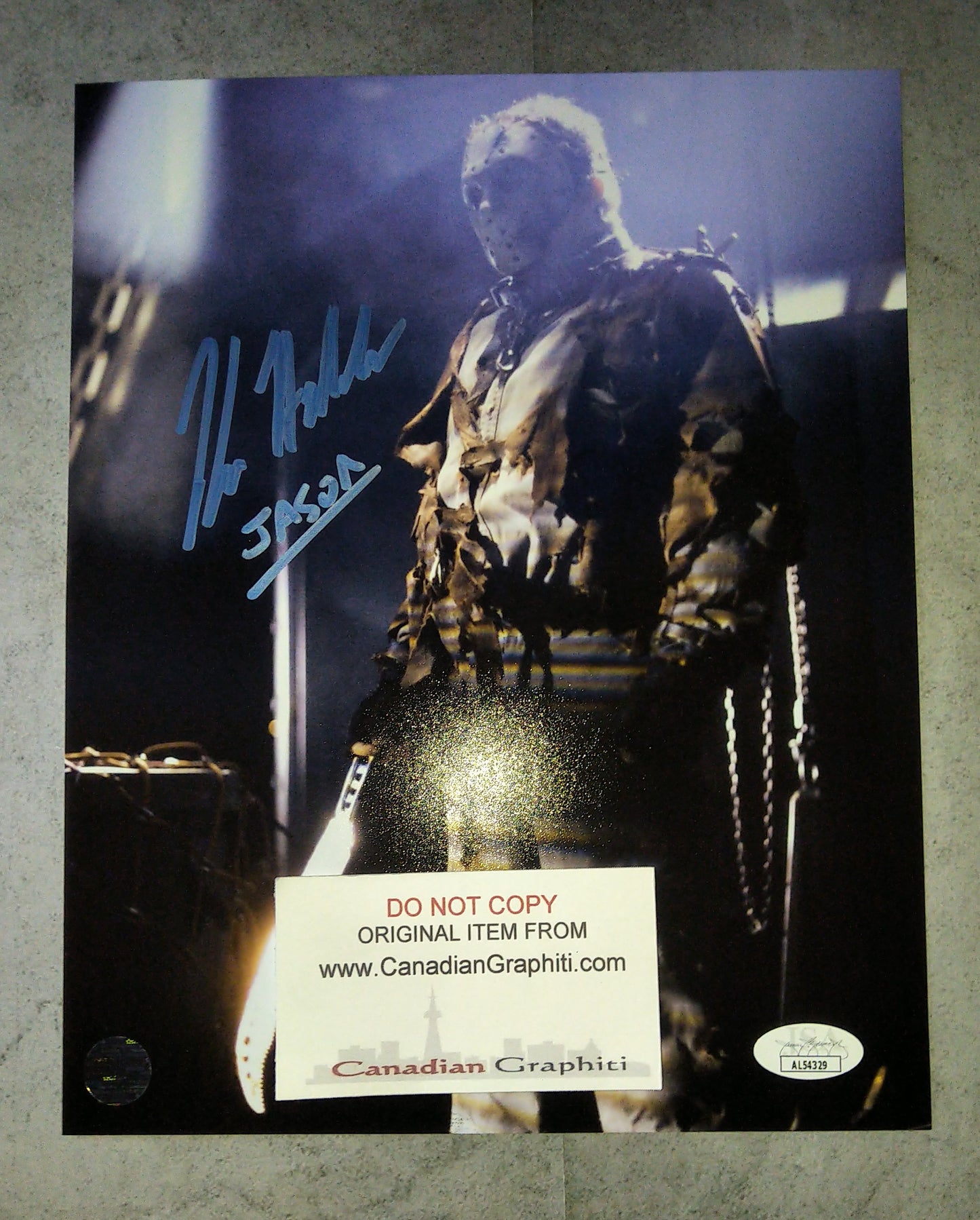 Kane Hodder Hand Signed Autograph 8x10 Photo COA + JSA