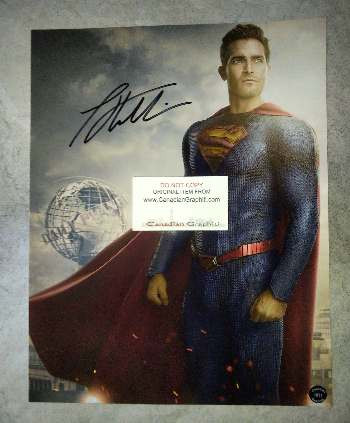 Tyler Hoechlin Hand Signed Autograph 11x14 Photo Superman