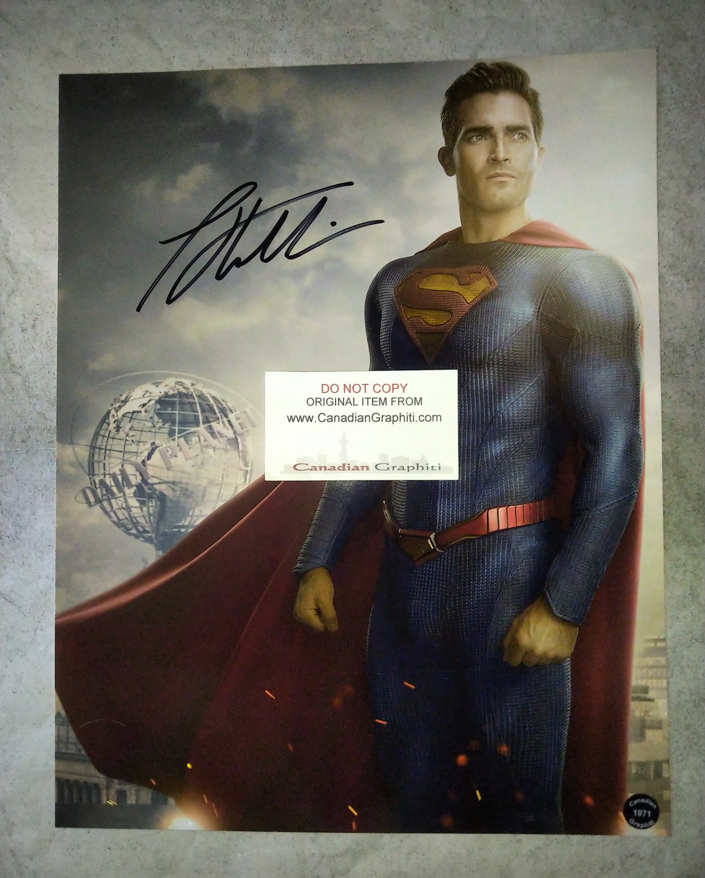 Tyler Hoechlin Hand Signed Autograph 11x14 Photo Superman