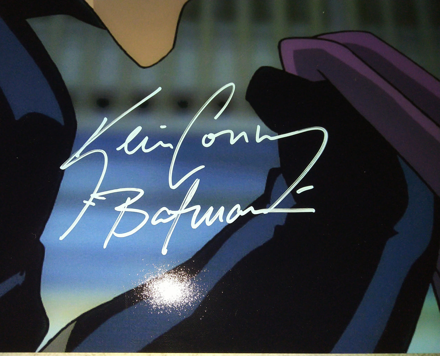 Kevin Conroy & Mark Hamill Hand Signed Autograph 11x14 Photo COA