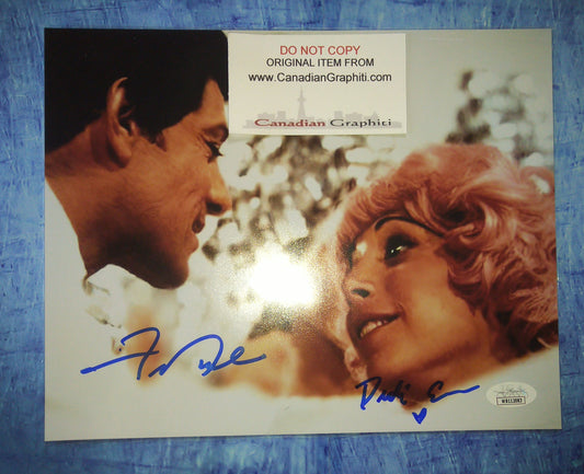 Frankie Avalon & Didi Conn Hand Signed Autograph 8x10 Photo COA Grease