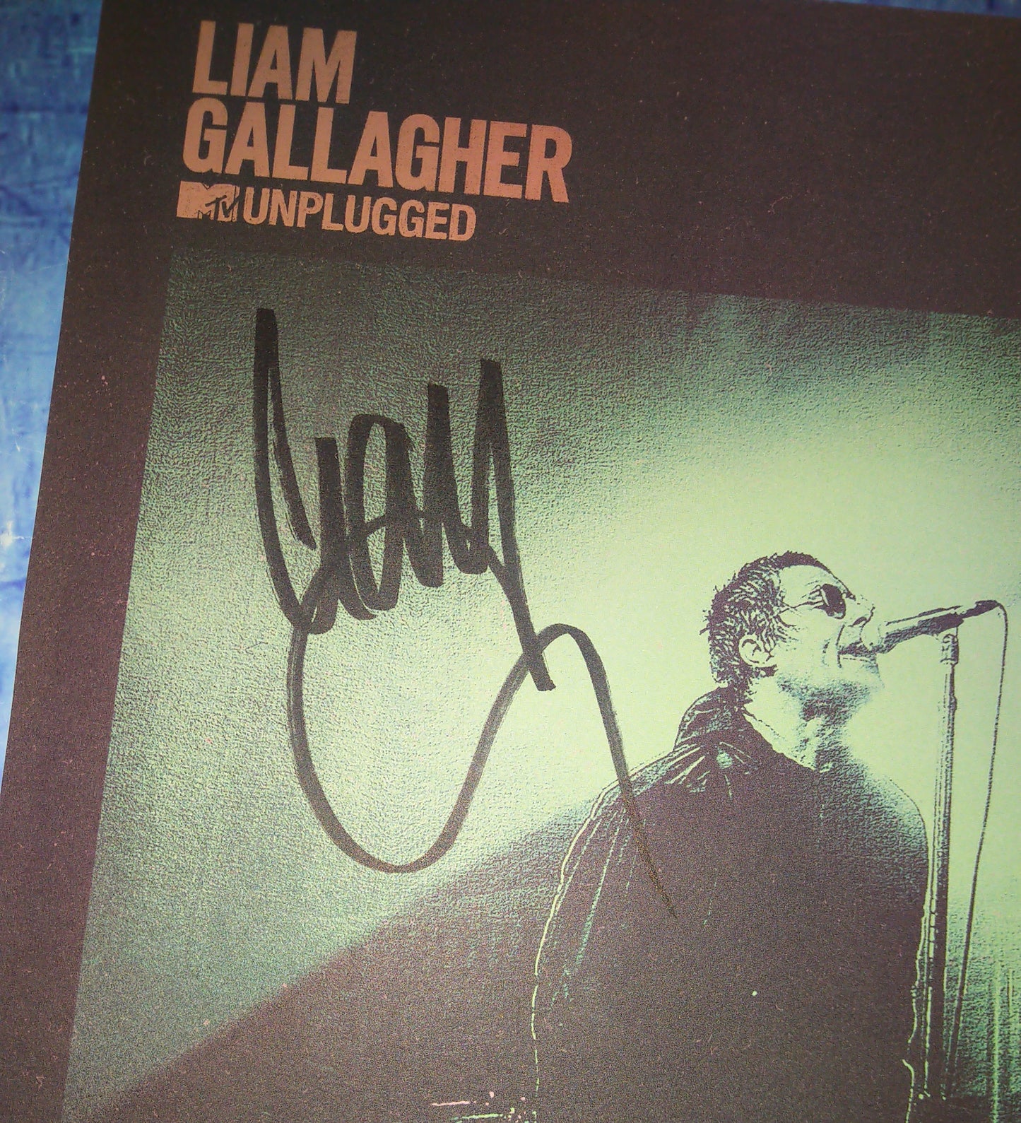 Liam Gallagher Hand Signed Autograph 8x12 Photo COA Oasis