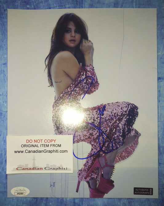 Selena Gomez Had Signed Autograph 8x10 Photo COA + JSA