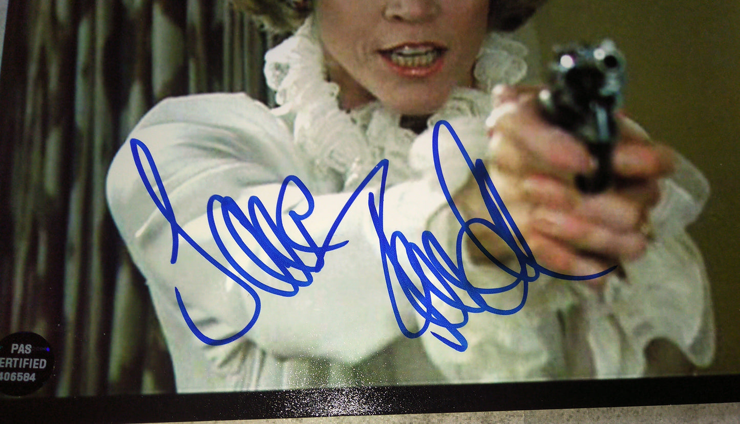 Jane Fonda Hand Signed Autograph 8x10 Photo COA