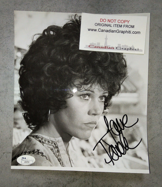 Jane Fonda Hand Signed Autograph Photo